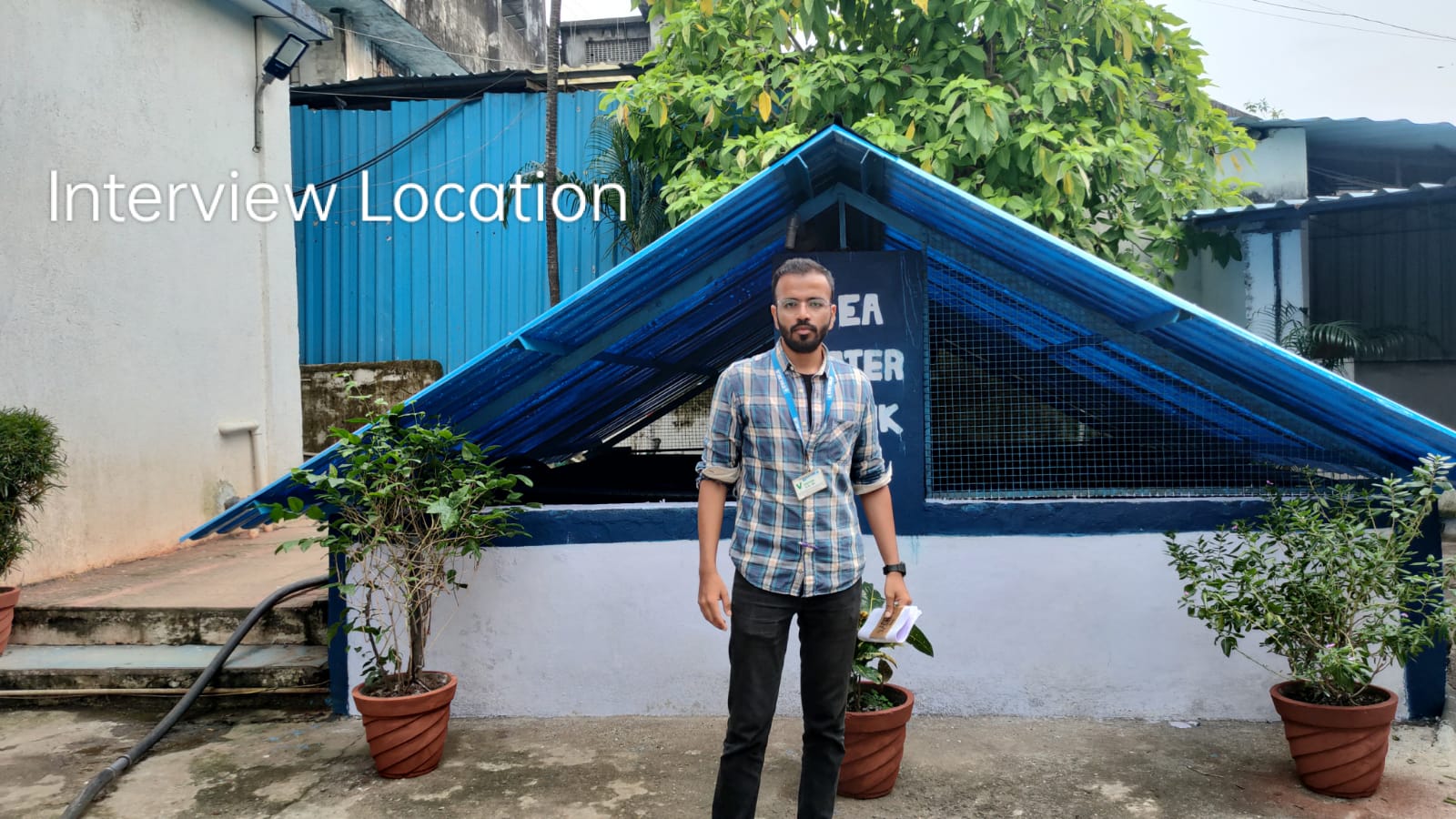 Interview location during the GF Piping Systems production