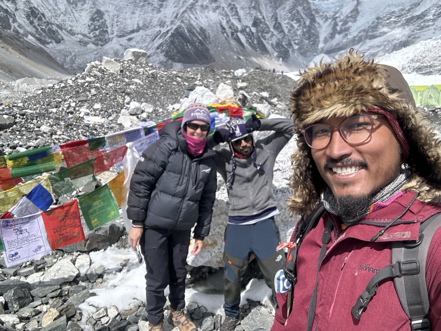 Prakhar Deep Jain in the Everest region