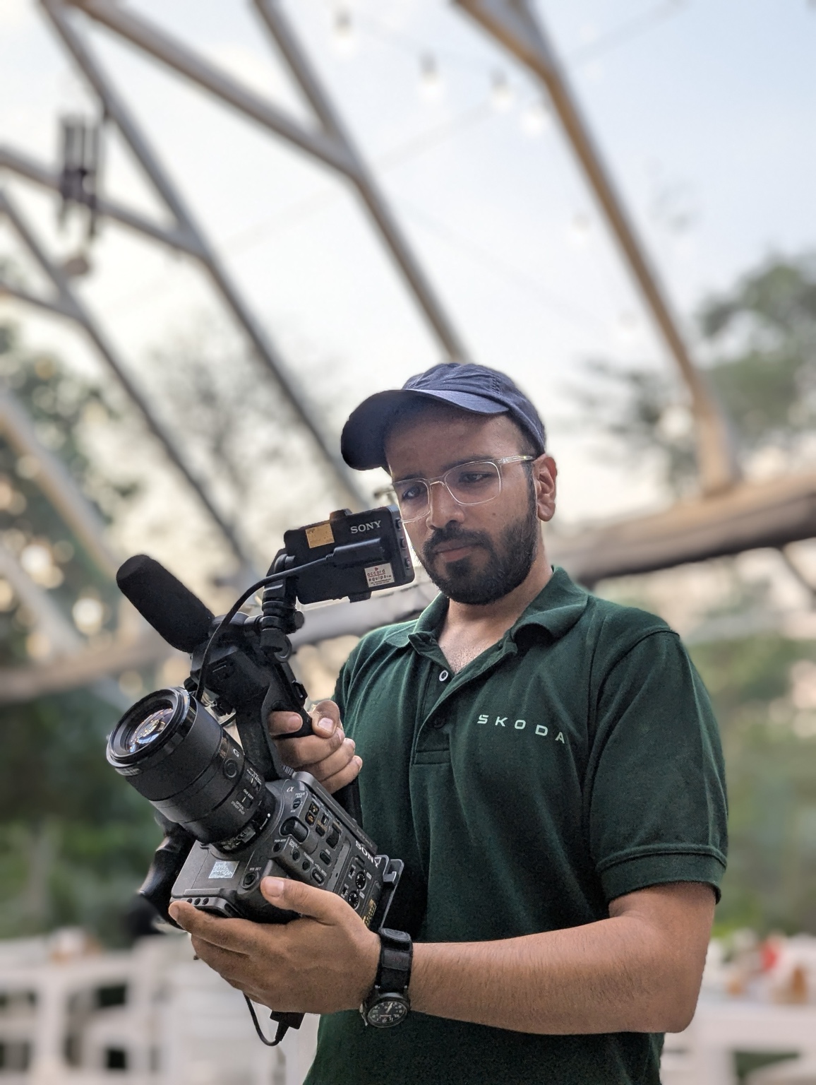 Prakhar Deep Jain filming at Quattro Bistro Lonavala